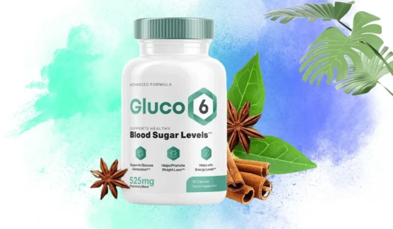 Gluco 6 blood sugar support supplement.
